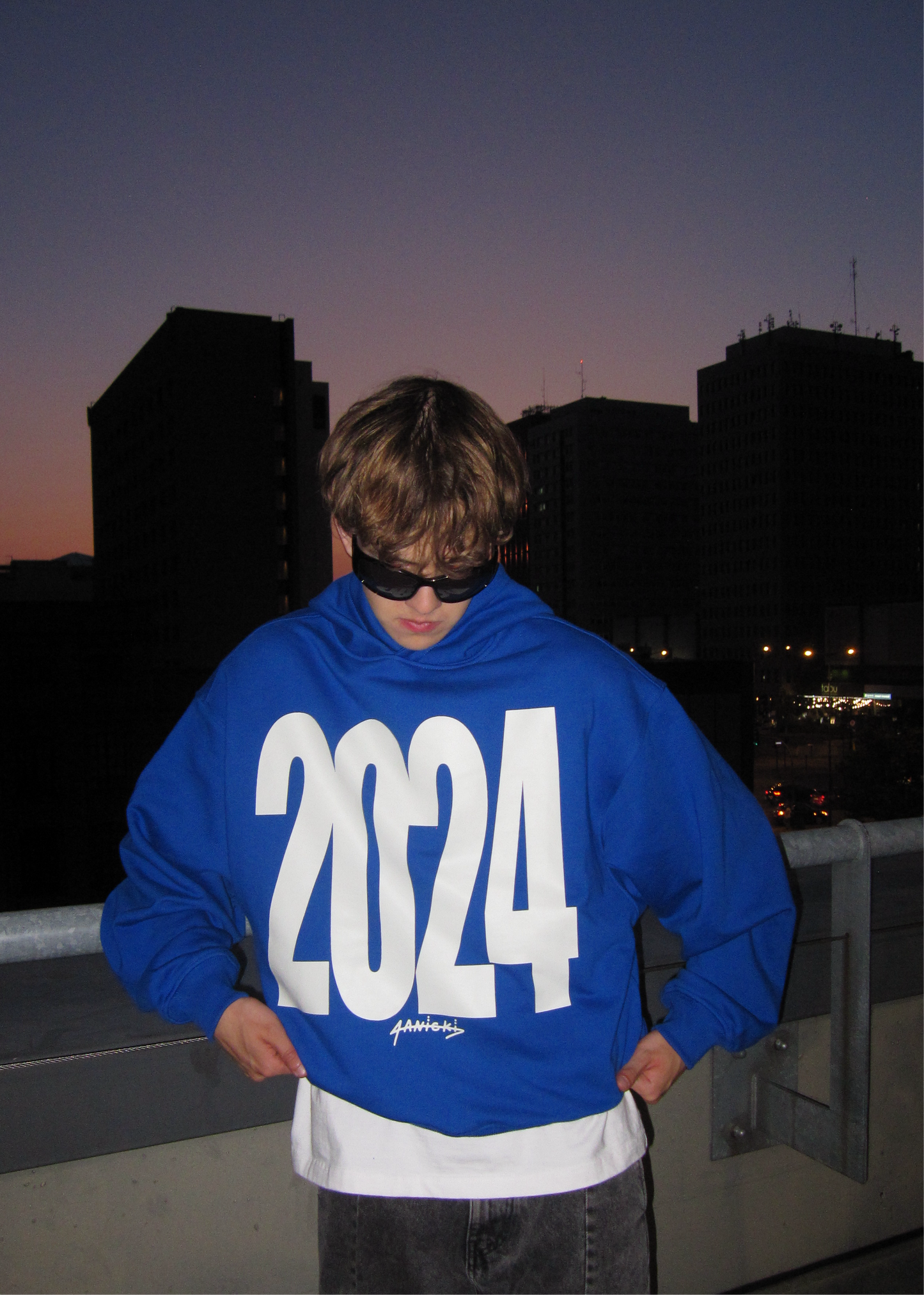 BLUE HOODIE 2024