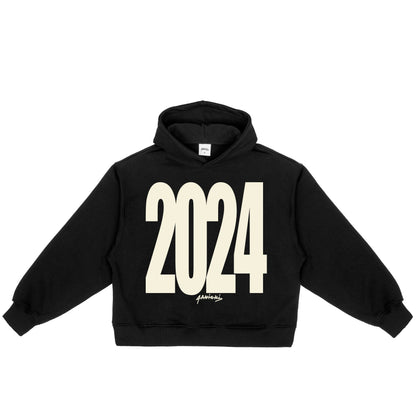 BLACK HOODIE 2024